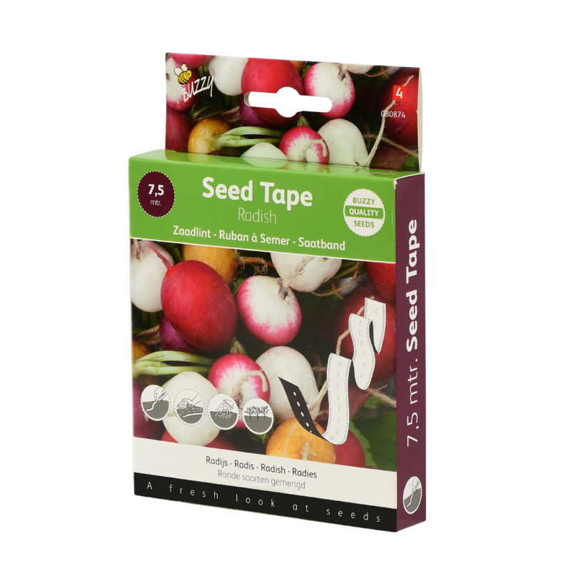 Buzzy® Zaadband Radijs ronde soorten gemengd