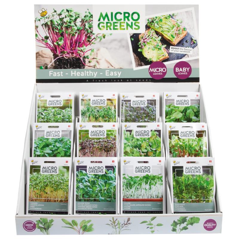 Buzzy® Display Microgreens 12x10