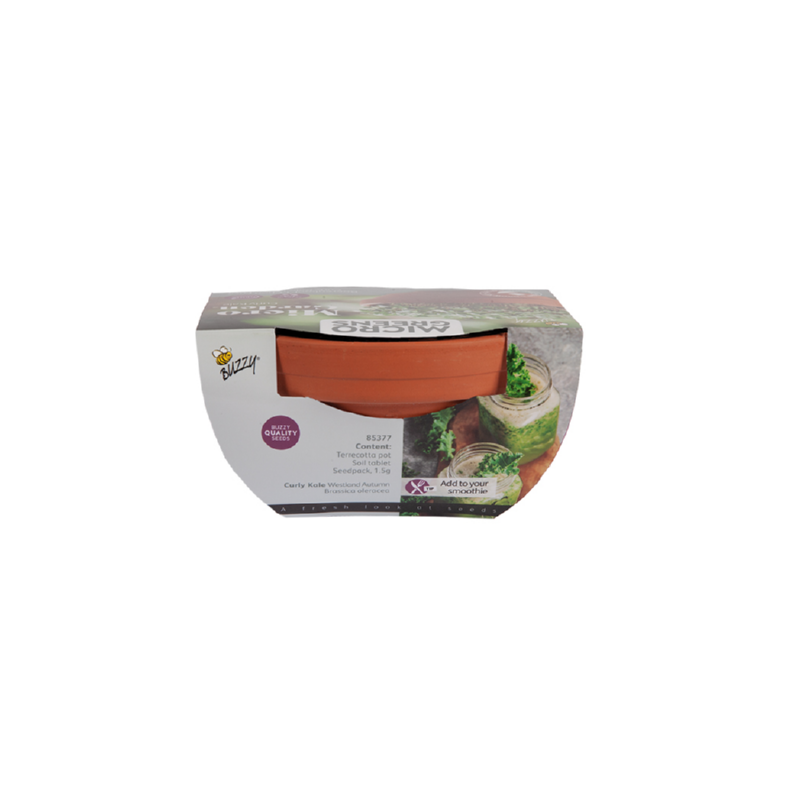 Buzzy® Microgreens Terracotta schaal Boerenkool