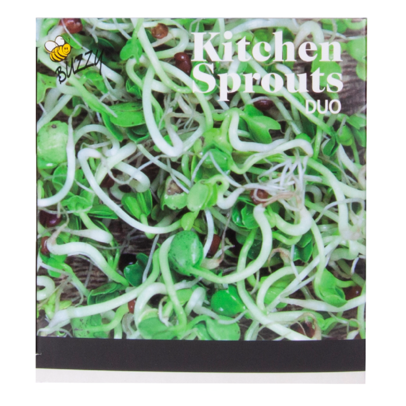 Buzzy® Organic Sprouting Duo pot met schaal BIO