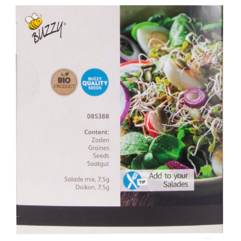 Buzzy® Organic Sprouting Duo pot met schaal BIO