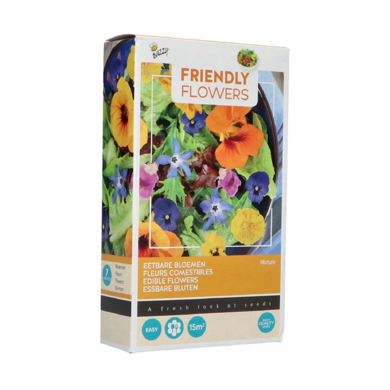 Buzzy® Friendly Flowers Fleurs Comestibles 15m²
