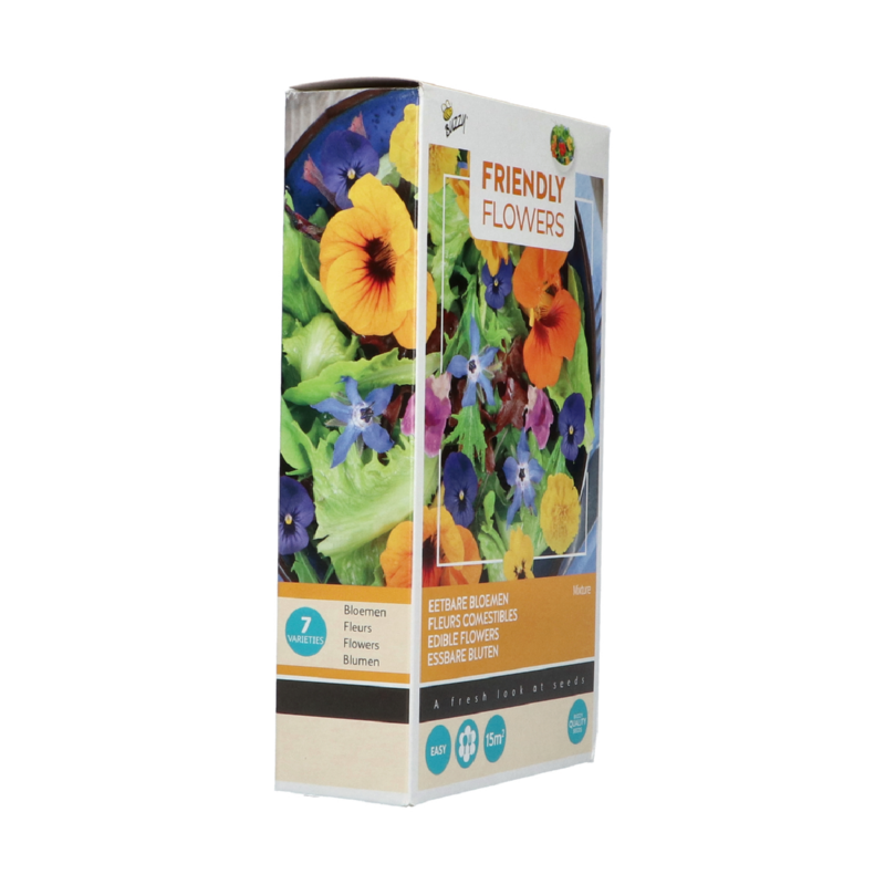 Buzzy® Friendly Flowers Fleurs Comestibles 15m²