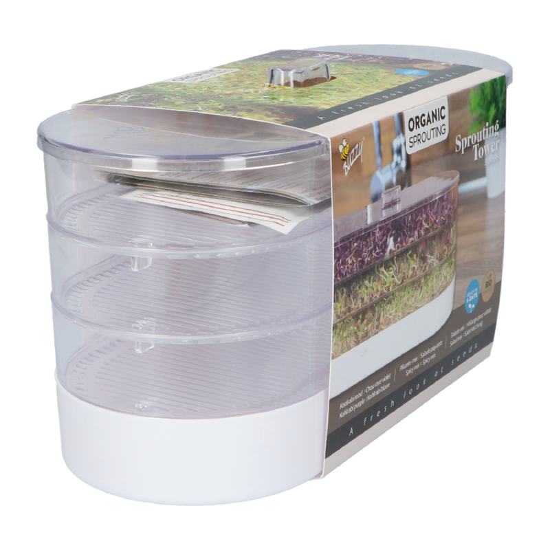 Buzzy® Organic Sprouting Tower 3 laags BIO