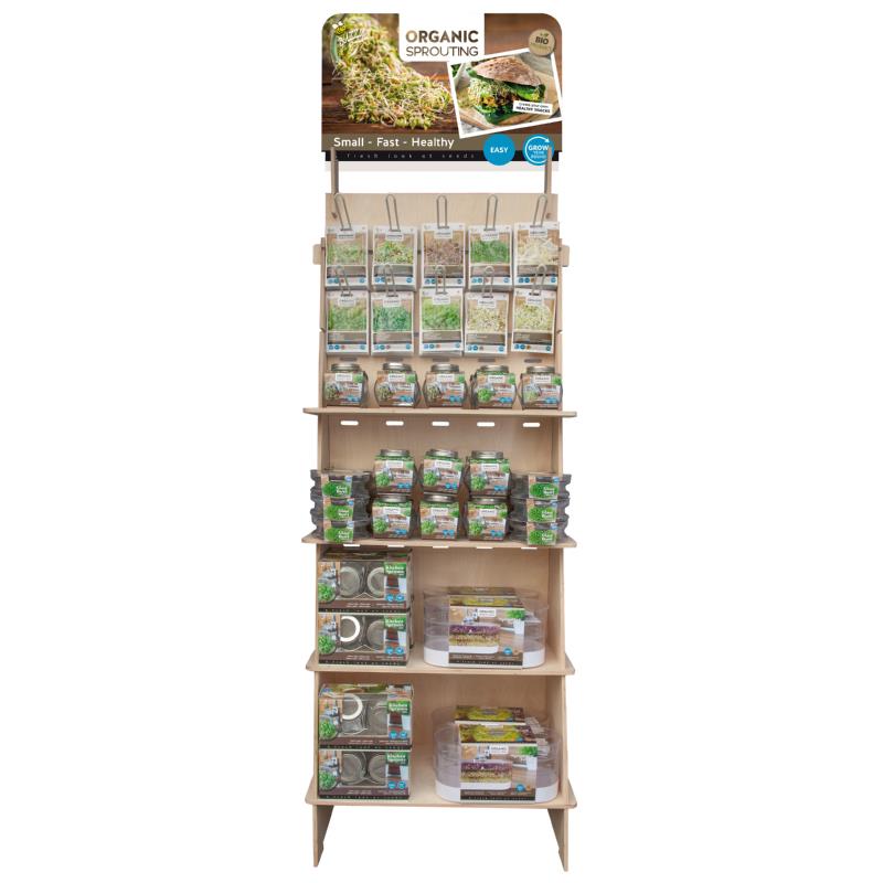 Buzzy® Organic Sprouting display