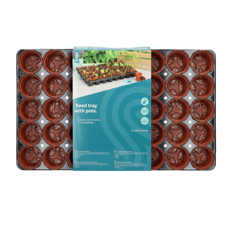 SOGO Kweektray incl. 40 plastic potjes