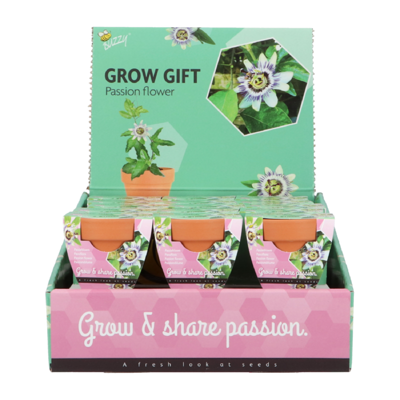 Buzzy® Grow Gifts Passiflora (display 30 pcs)