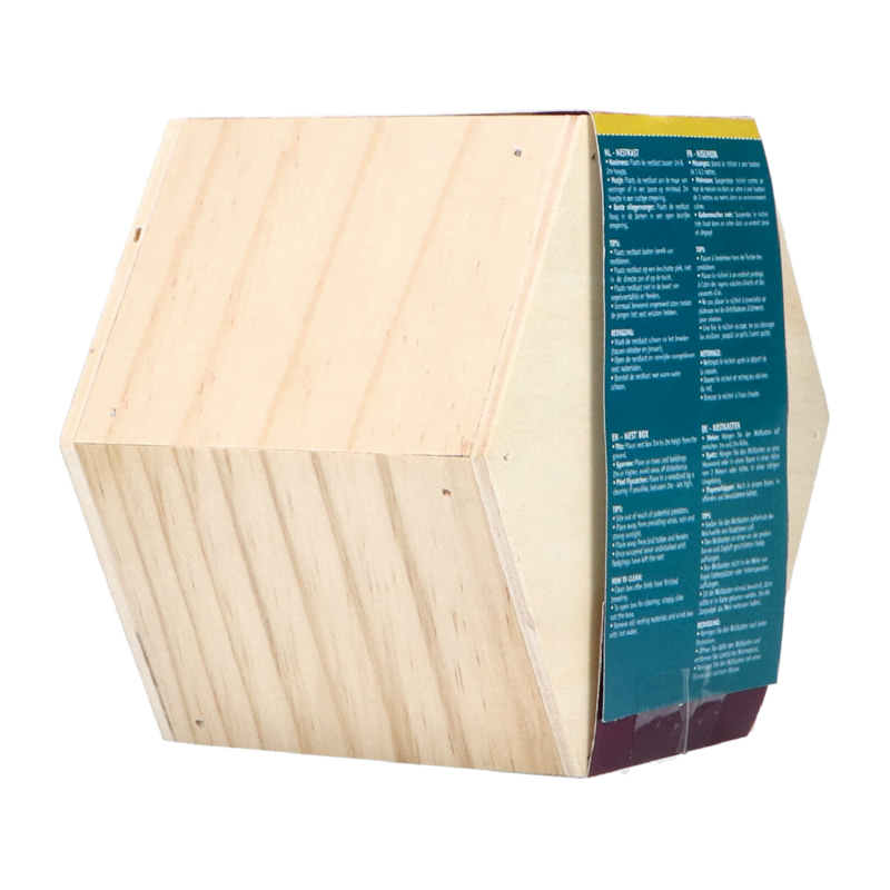 Bûten Home Hexagon Nestbox blue tits