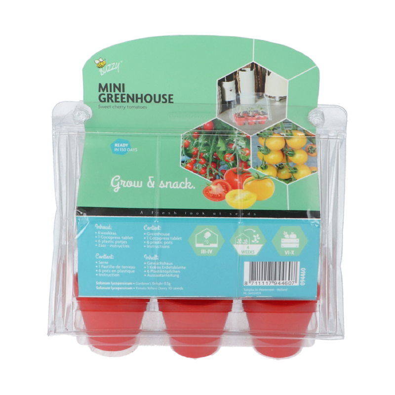 Buzzy® Mini-serre Tomate Cherry pour Balcons