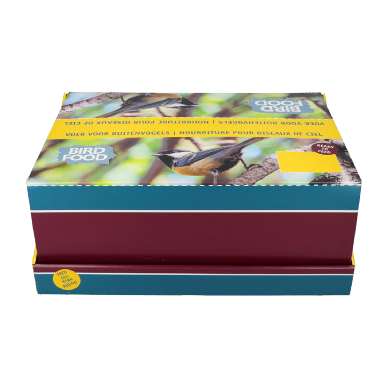 Bûten Food Tree Trunk Fat Feeder in display