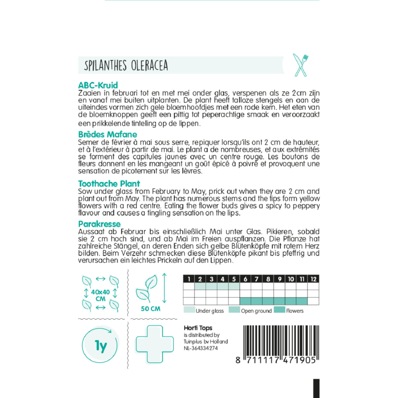 HT Spilanthes, ABC-Kruid