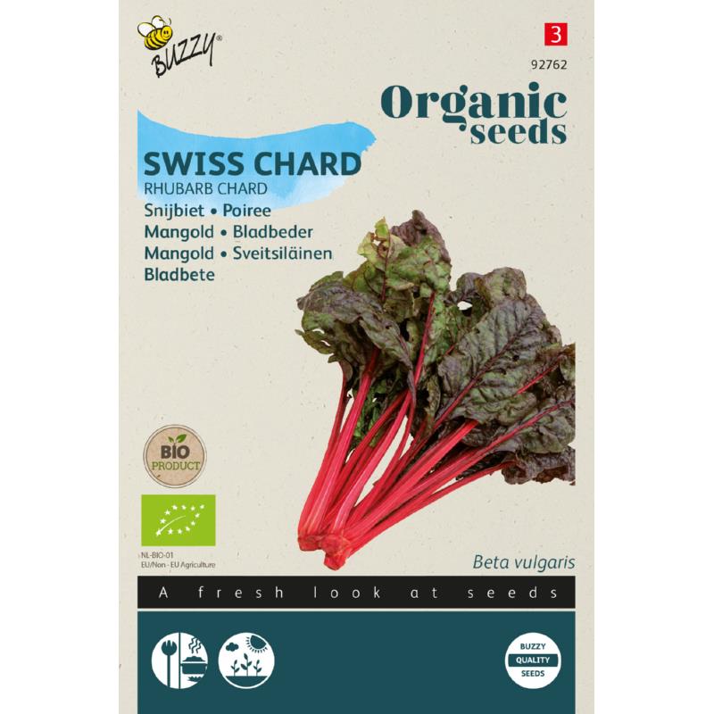 Buzzy® Organic Snijbiet Rhubard Chard  (BIO)