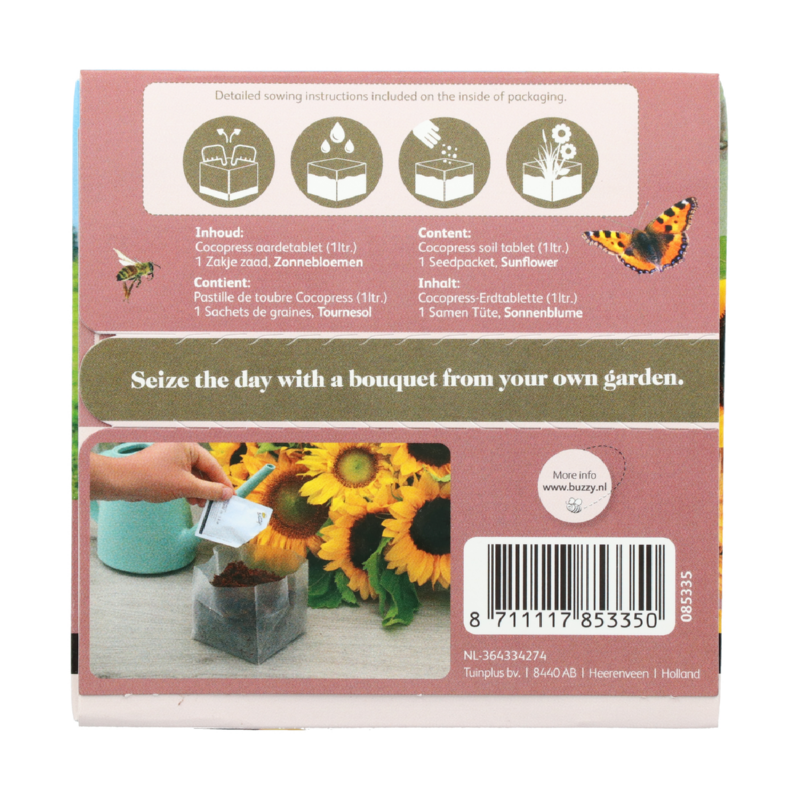 Buzzy® Bouquets Bar Sunlit Days, Zonnebloemen