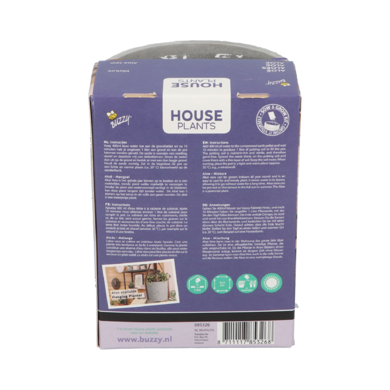 Buzzy® House Plants – plante d'intérieur avec pot Aloe Vera