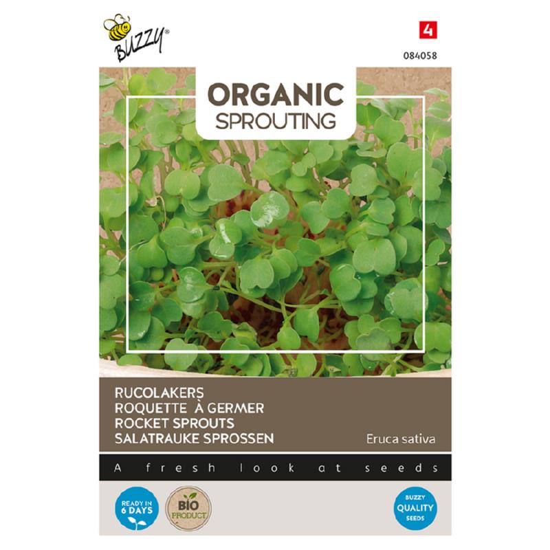 Buzzy® Organic Sprouting Rucolakers  (BIO)