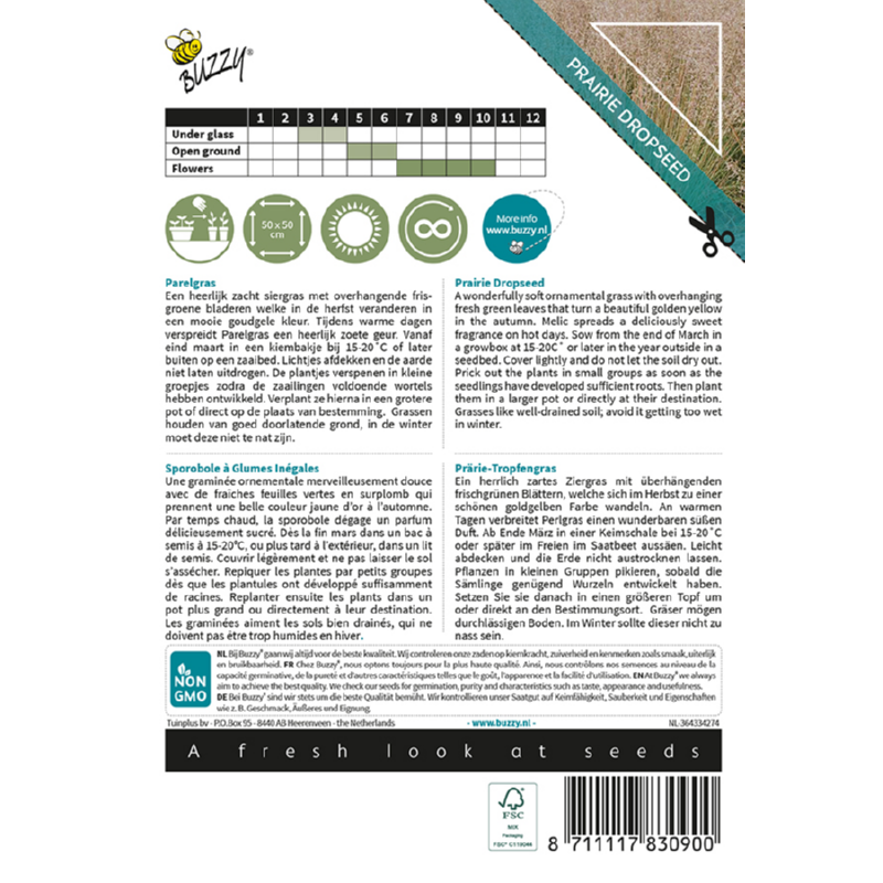 Buzzy® Ornamental Grasses, Parelgras