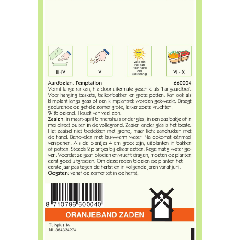 Oranjeband® Fraisier retombant Temptation