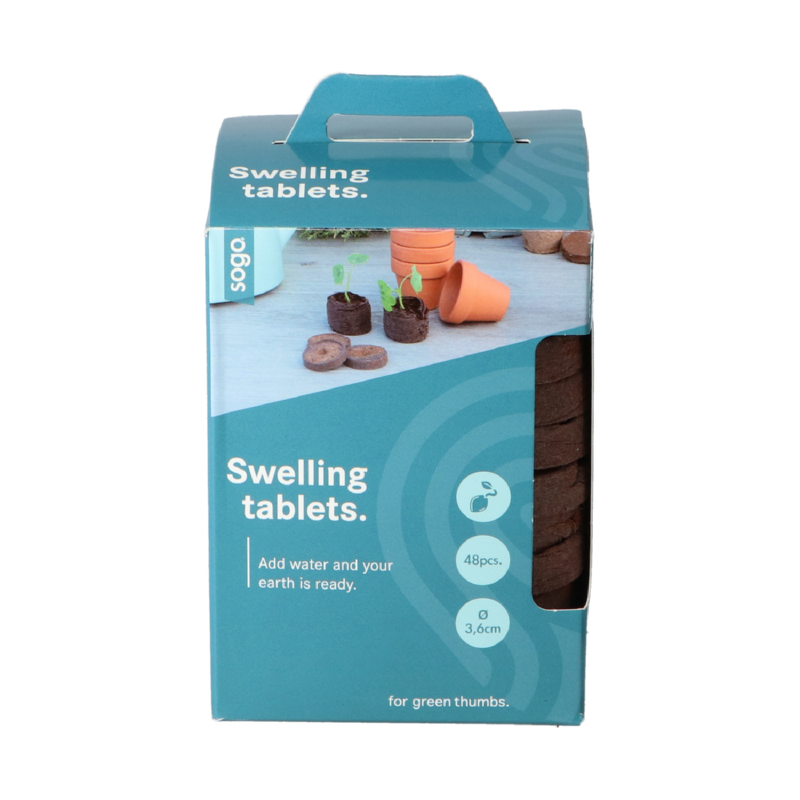 SOGO Growplugs aardetablet 3,6cm 48st