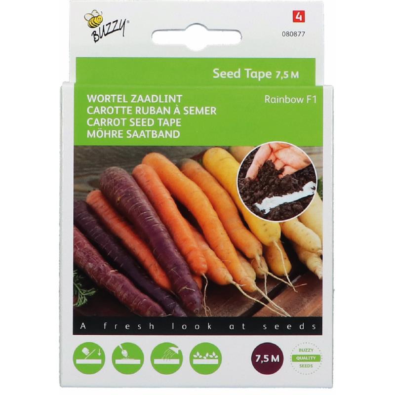 Buzzy® Zaadband Wortel Rainbow F1