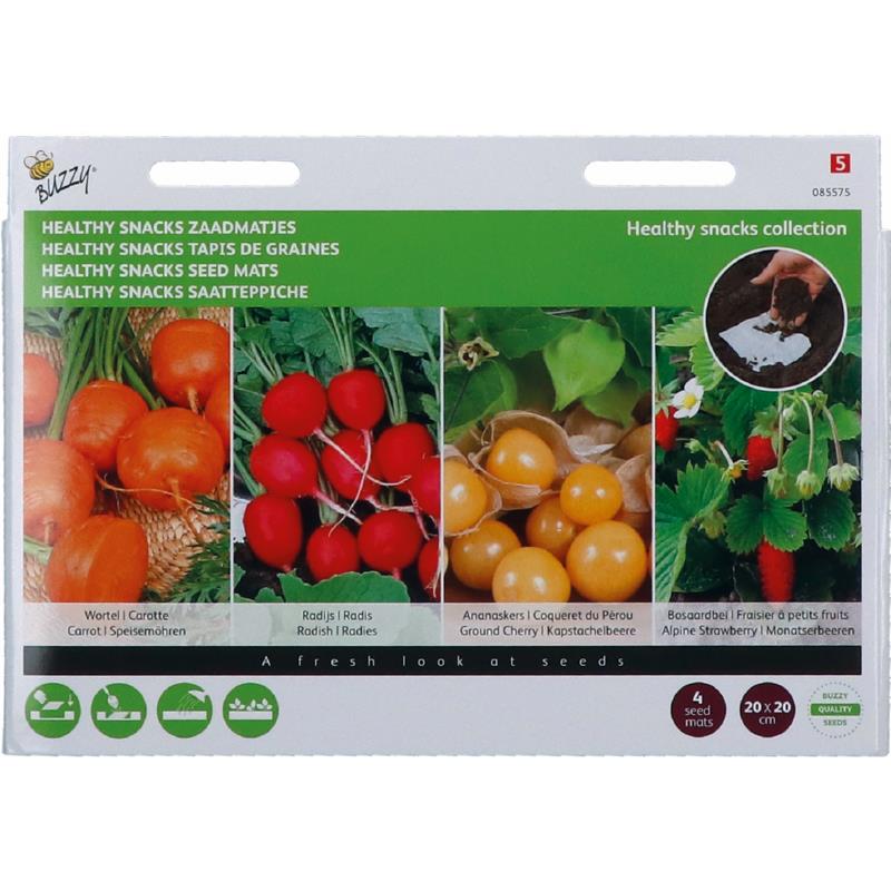 Buzzy® Zaadmatjes Snack 4 matjes
