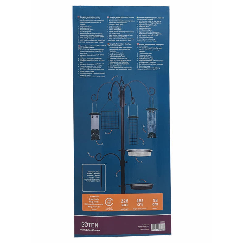 Bûten Gift Voederstation compleet