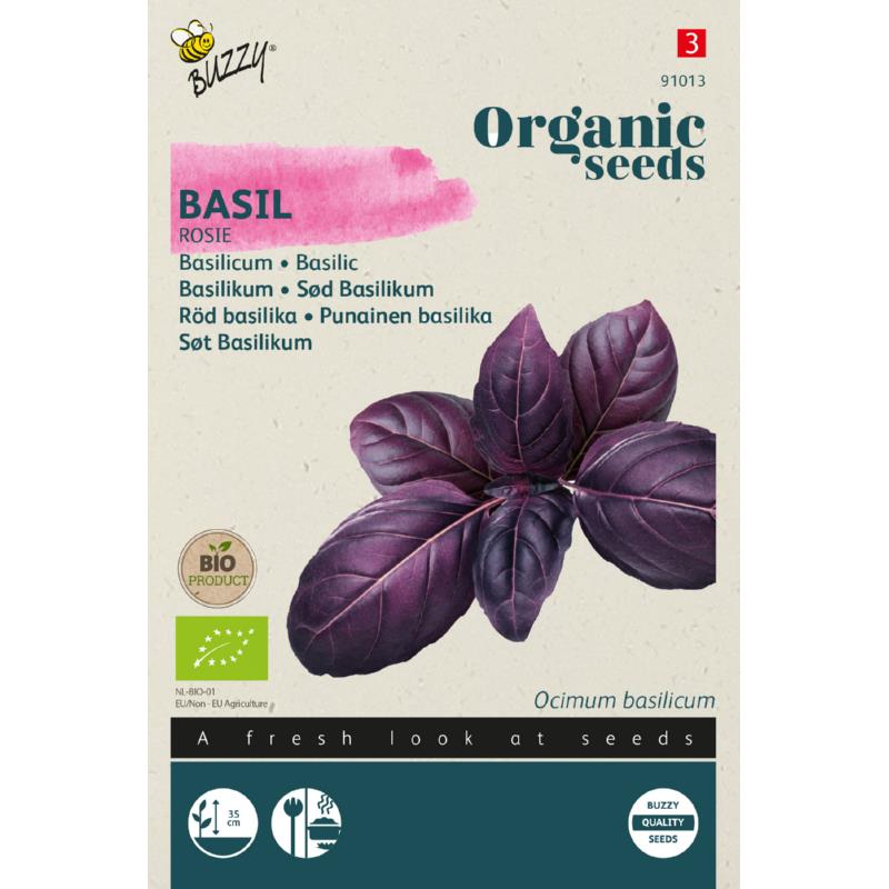 Buzzy® Organic Basilicum Rosie (BIO)