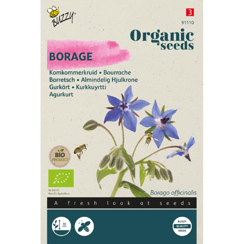 Buzzy® Organic Komkommerkruid (BIO)