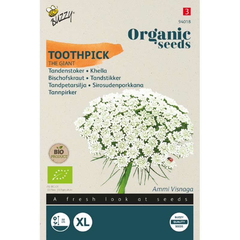 Buzzy® Organic Tandenstoker The Giant (BIO)