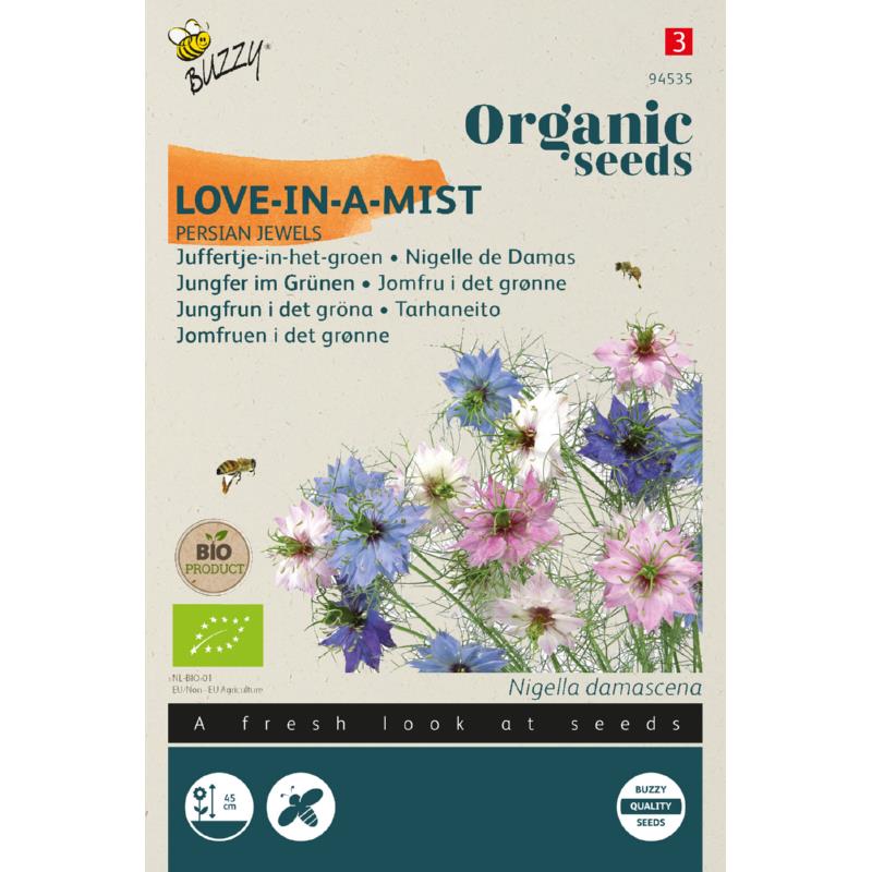 Buzzy® Organic Nigella, Juffertje-in-het groen Persian Jewel