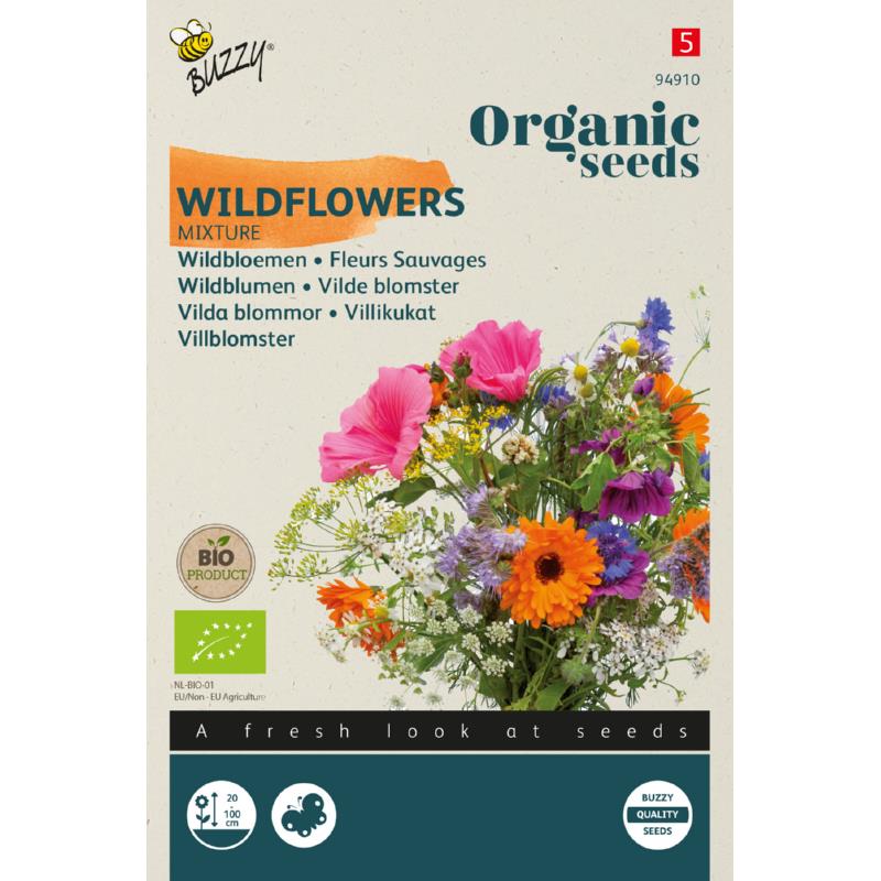 Buzzy® Organic Wildbloemen mengsel  (BIO)