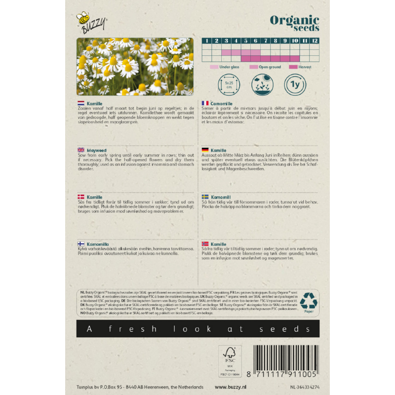 Buzzy® Organic Kamille  (BIO)