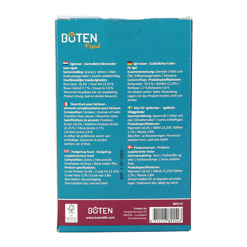 Bûten Food Egelvoer in doosje 350g