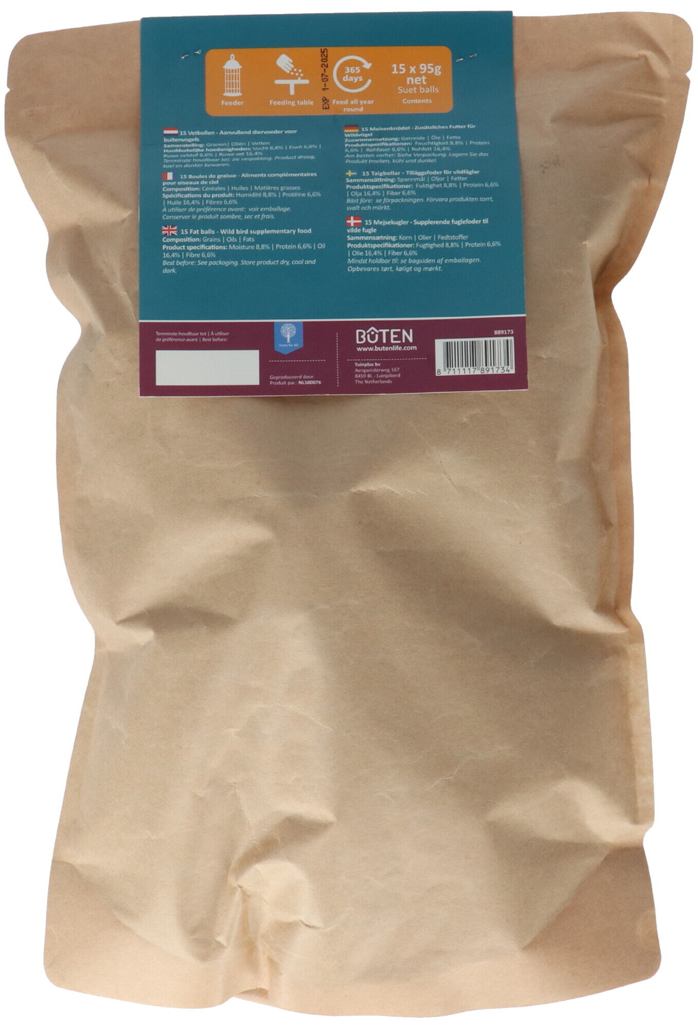 Bûten Food Fat balls 15pcs