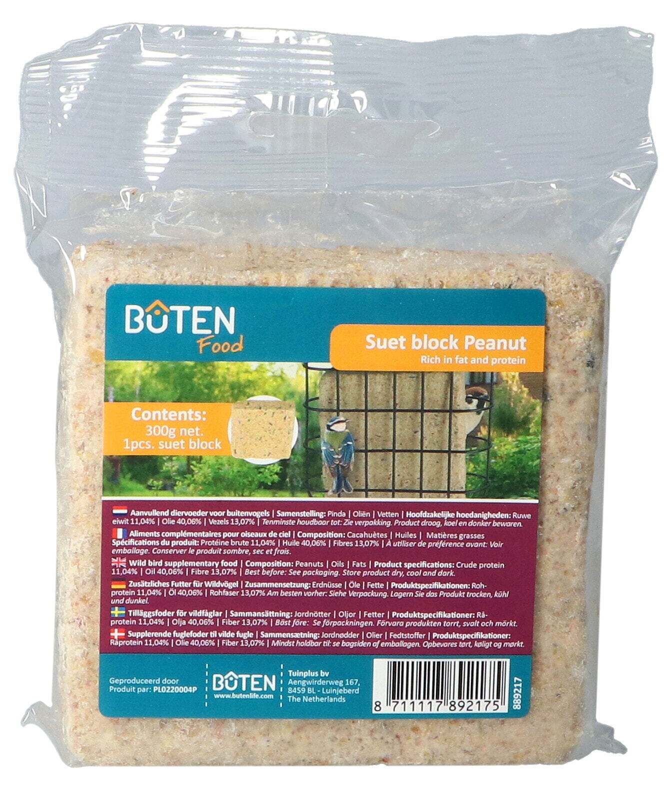 Bûten Food Suet Feast Peanut 300 gr.