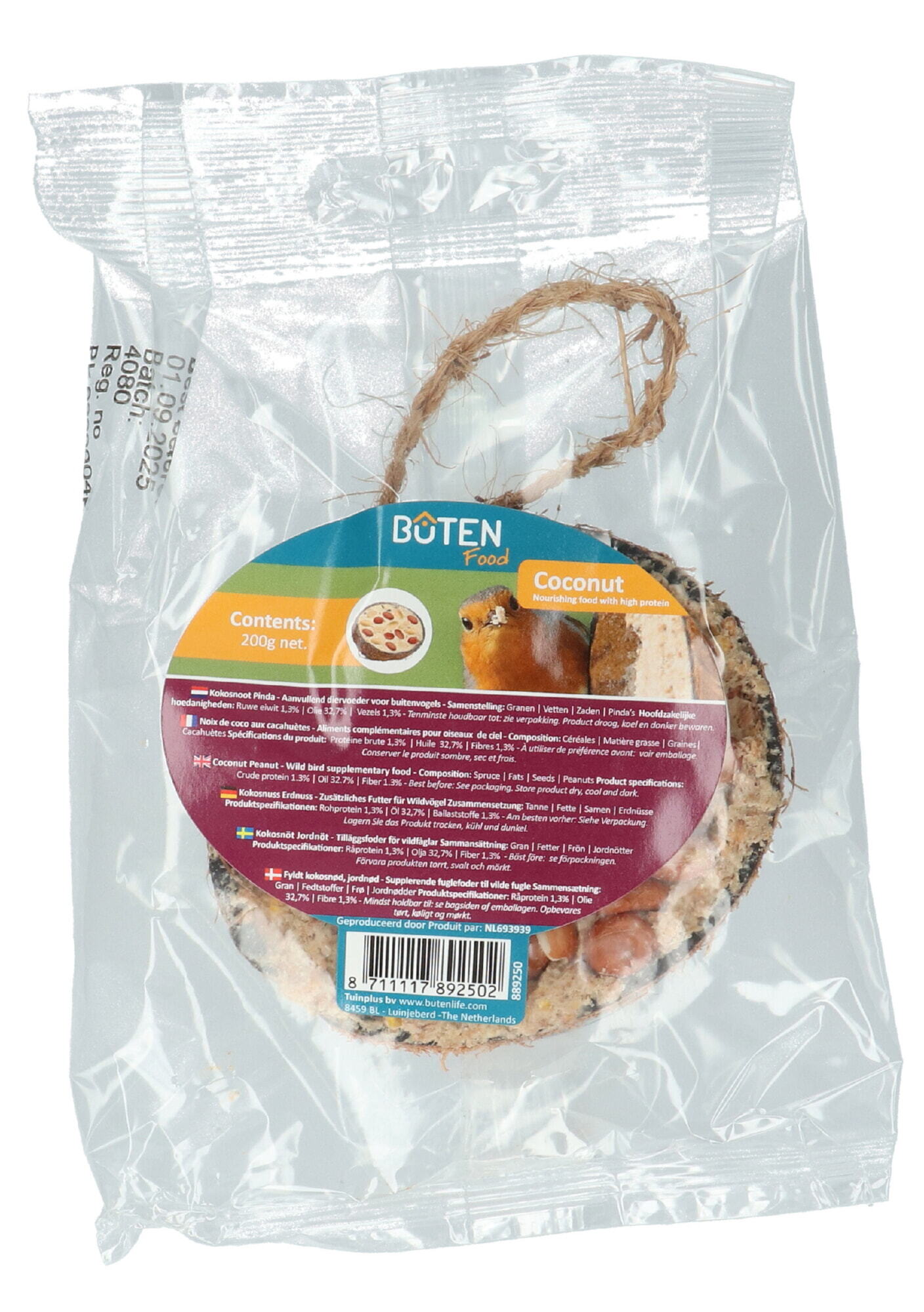 Bûten Food Co-Co Fat Feeder Peanut