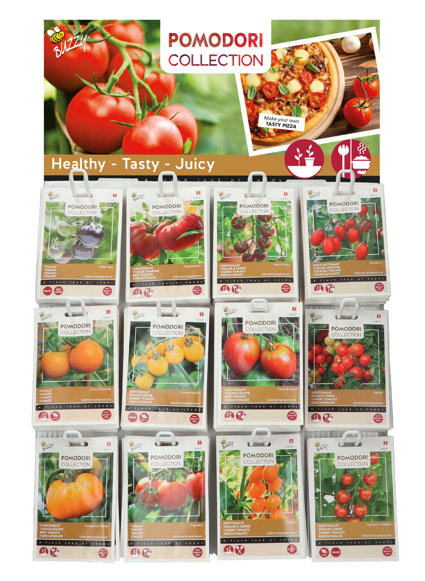Buzzy® Display Pomodori 12x15