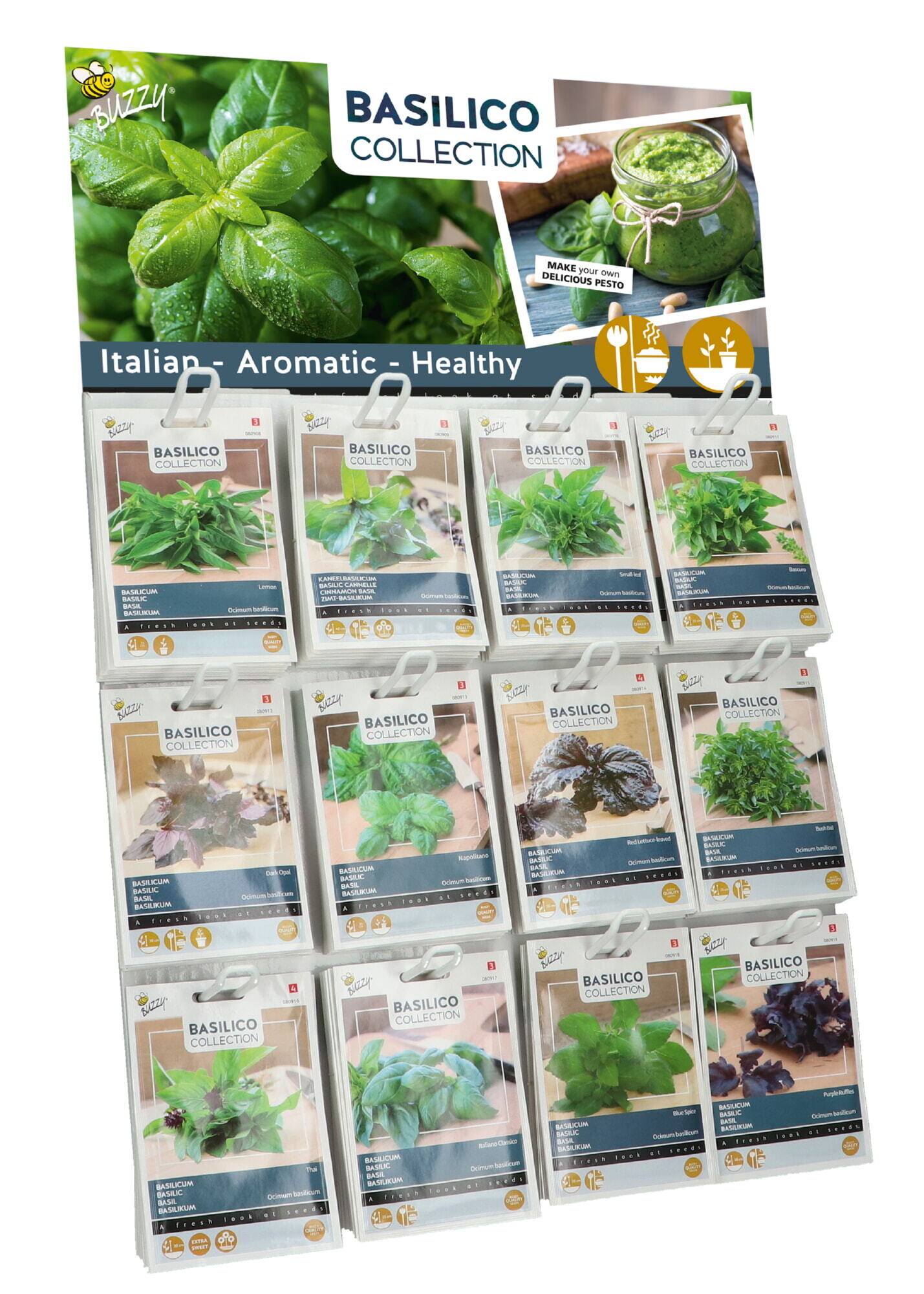 Buzzy® Display Basilico 12x10