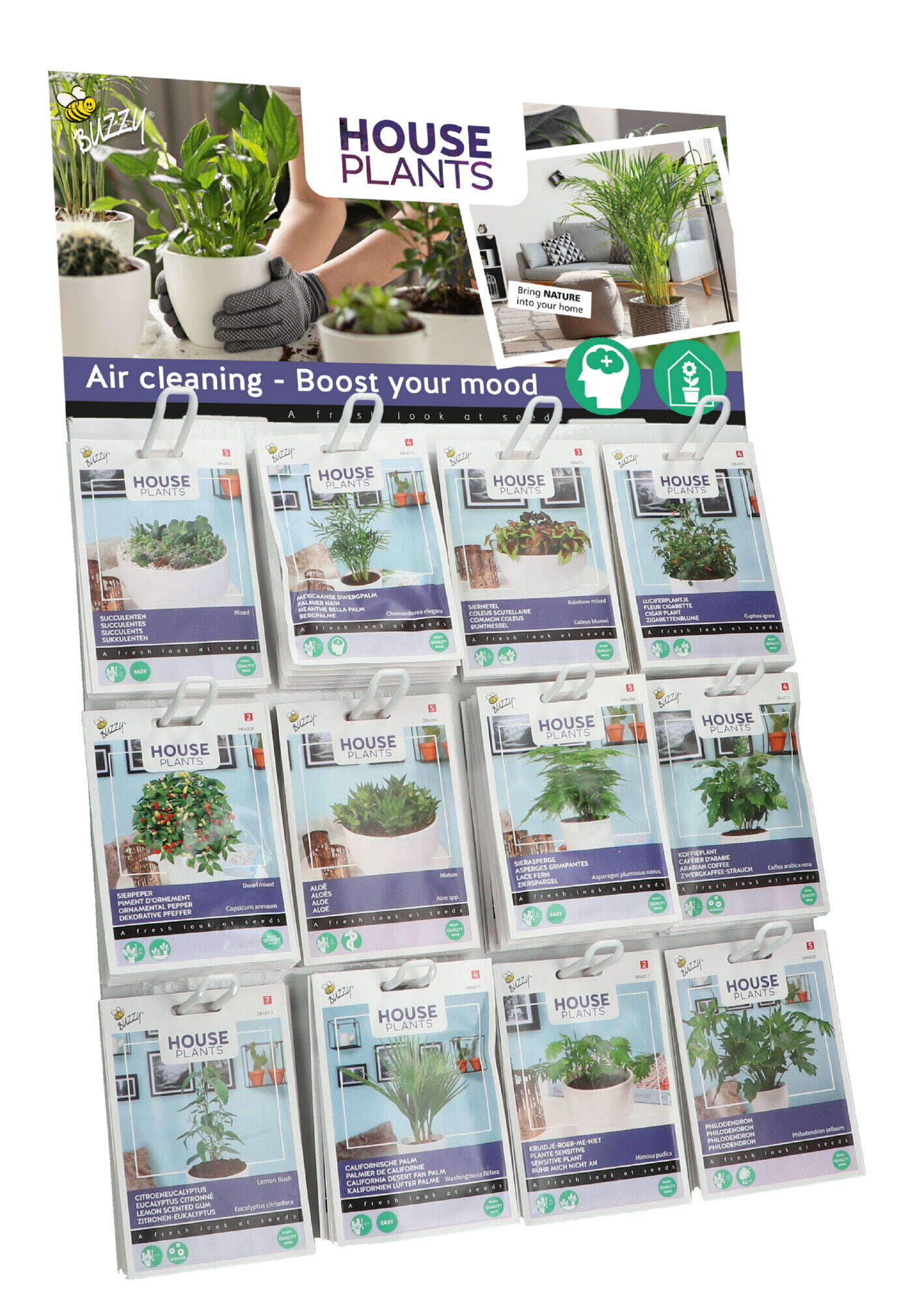 Buzzy® Display House Plants 12x10